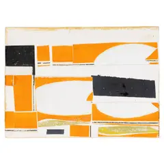 Jacqueline Groag, 'HORIZONTAL TULIPS', collage, ink and gouache on card