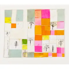 Jacqueline Groag, TWO UNTITLED DESIGNS, ink, acetate and collage on paper