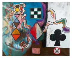 Alan Davie, MIRACULOUS DIAMOND, 1970 (OPUS O.642A), oil on canvas