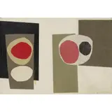 Derek Carruthers, UNTITLED, 1958, gouache and collage on paper
