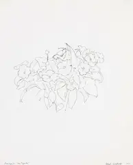 STUDY FOR THE REGISTER, 1993 by Patrick Caulfield, pencil on paper, sold Oct 2025