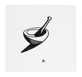 Patrick Caulfield, PESTLE AND MORTAR, ink on paper