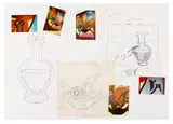 Patrick Caulfield, STUDIES FOR LONDON LIFE MURAL, 1982