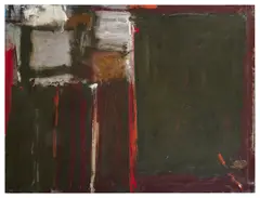 Trevor Bell, DECEMBER IN ANTICOLI, 1959, oil on canvas