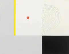Roy Conn, NETWORK 2 (RED EYE), 2009, initialled and dated in pencil (upper right)