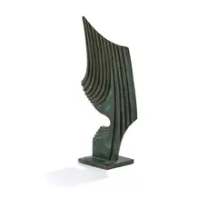 Brian Willsher, PAEN, verdigris bronze