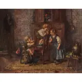 Jessie M. McGeehan, HIJINKS, oil on canvas
