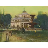 James Kay, GLASGOW EXHIBITION, 1891, pastel