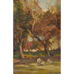Robert Hope, SWANSTON, oil on board