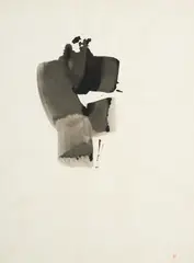 William Johnstone, UNTITLED (ABSTRACT) - C.1975, ink and wash