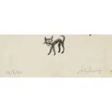 John Byrne, SCAREDY CAT, charcoal