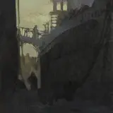 Geoffrey Roper, SHIPYARD, Oil on board