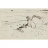 John Houston, ELIZABETH AT L'ARCOUEST ON THE BEACH