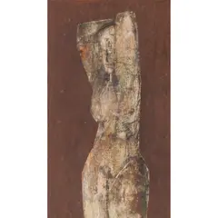 Ernst Eisenmayer, FIGURE, 1963, watercolour and crayon on paper