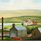 Louis Sinclair McNally, ISLAND LIFE- 2006, oil on canvas