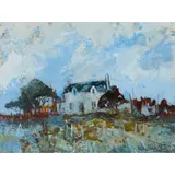 Gordon Hope Wyllie, EARLY MORNING, ARGYLL, oil and mixed media on board