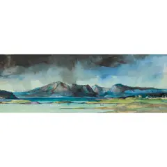 Tom Shanks, ARRAN FROM MILLPORT, watercolour