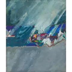 Will Maclean, ABSTRACT, 1968, gouache