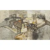 Donald Buyers, WHITE HILL, 1962, oil on board