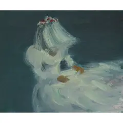 BRIDE II by Moyna Flannigan, 1995, oil on board, sold Apr 2025