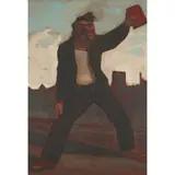 Peter Howson, BIBLE JOHN, Oil on board