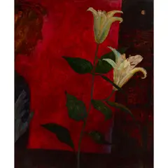 Victoria Crowe, NIGHT ILLUSION, oil on board