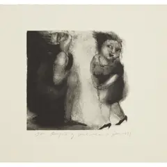 DON QUIXOTE Y DULCINEA IV by Ana Maria Pacheco, 1993, Lithograph, Curwen Archive Proof, aside from the edition of 20, offered Apr 2025