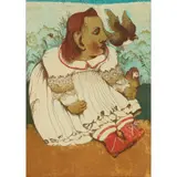 John Byrne, CHILD, BIRD, AND MONKEY, 1972, Coloured etching, 4/25
