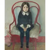 John Byrne, PORTRAIT OF CELIE, oil on panel