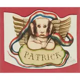 John Byrne, 'PATRICK' ANGEL, watercolour, pen and ink, on an irregular-shaped piece of paper