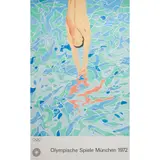 David Hockney, OLYMPISCHE SPIELE MÜNCHEN (BAGGOTT 34), 1972, Lithograph