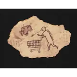Banksy, PECKHAM ROCK POSTCARD, Off-set lithograph on shaped wood board