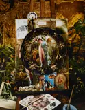 Calum Colvin, DEAF MAN'S VILLA, 1989, C-print (the left-hand panel of a triptych)