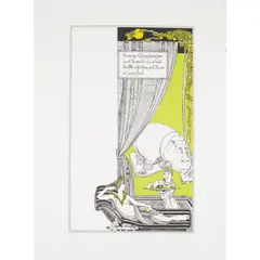 Alasdair Gray, THE SCOTS HIPPO 3, 2007, Screenprint, 33/90