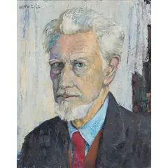 William McCance, SELF PORTRAIT, 1962, oil on board