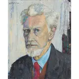 William McCance, SELF PORTRAIT, 1962, oil on board
