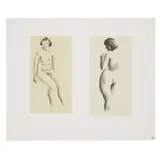 William McCance, TWO NUDE STUDIES