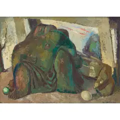 William McCance, FORBIDDEN FRUIT, 1946, oil on board
