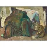 William McCance, FORBIDDEN FRUIT, 1946, oil on board