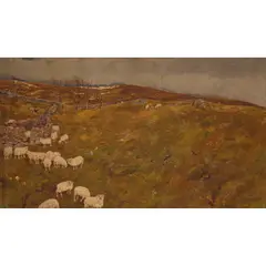Hubert Coutts, A VIEW IN THE HIGHLANDS, watercolour