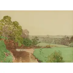 George Houston, DALRY, NORTH AYRSHIRE, watercolour