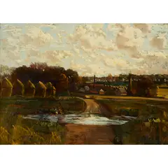 Robert Noble, THE FORD, oil on canvas