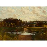 Robert Noble, THE FORD, oil on canvas