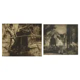 Sir Frank Brangwyn, TWO ETCHINGS: SANTA SOPHIA, CONSTANTINOPLE; THE TANPIT, Constantinople: Etching, 1906