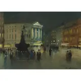 Hans Jacob Hansen, PICCADILLY, watercolour and body colour