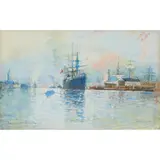 James Kay, GLASGOW'S GREATNESS, 1889, watercolour and body colour