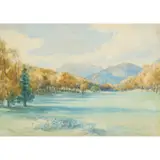 FROM DRAWING ROOM WINDOW, BALMORAL by John Mitchell, 1894, watercolour, sold Jun 2025