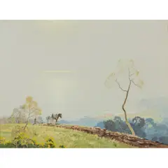 Robert Houston, ON THE FIRTH OF CLYDE, oil on canvas