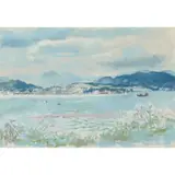 DUNOON FROM INVERKIP by Mary Nicol Neill Armour, 1967, pastel, sold Jun 2025
