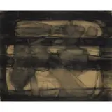 Bet Low, MONOCHROME ABSTRACT, watercolour on buff paper